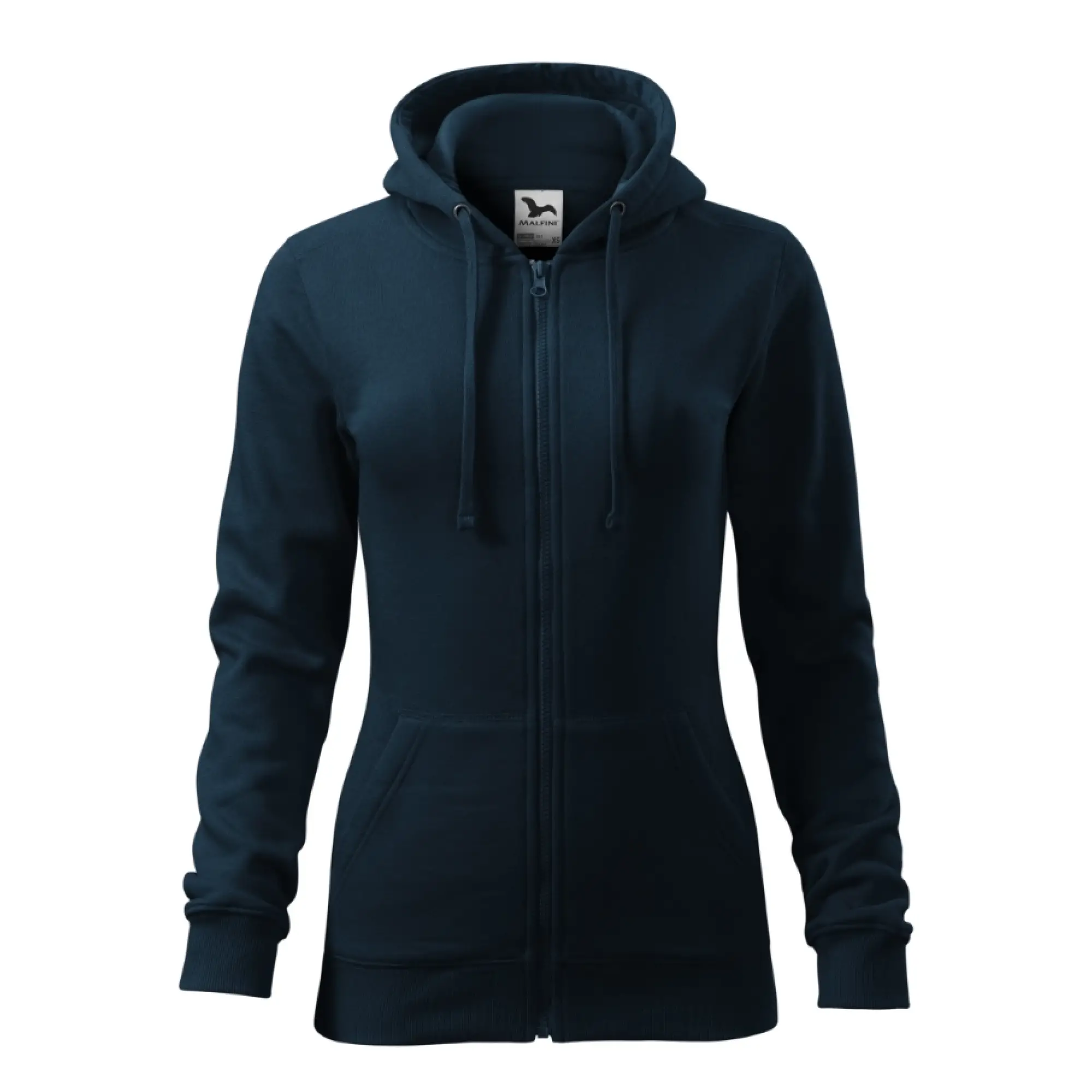 Hanorac damă Trendy Zipper 411-albastru marin